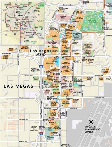 Ultimate Map of the Las Vegas Strip • The most 